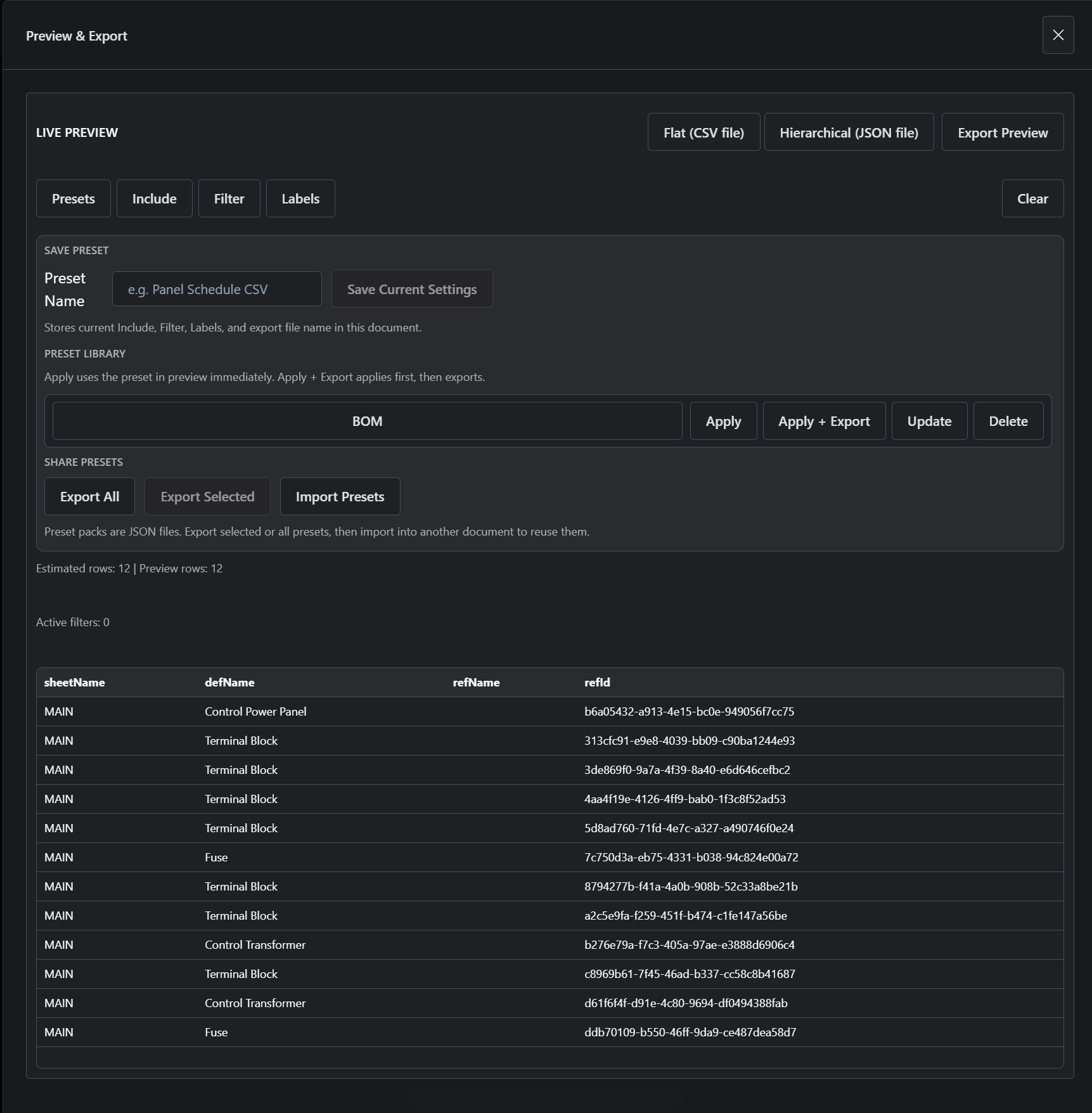 Raw Outputs preview showing all evaluated instances